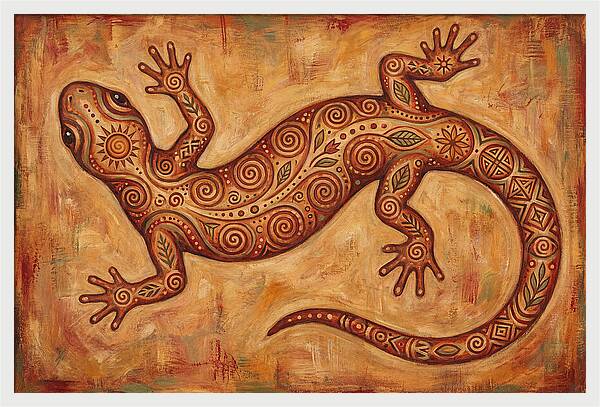 Folk Art Salamander