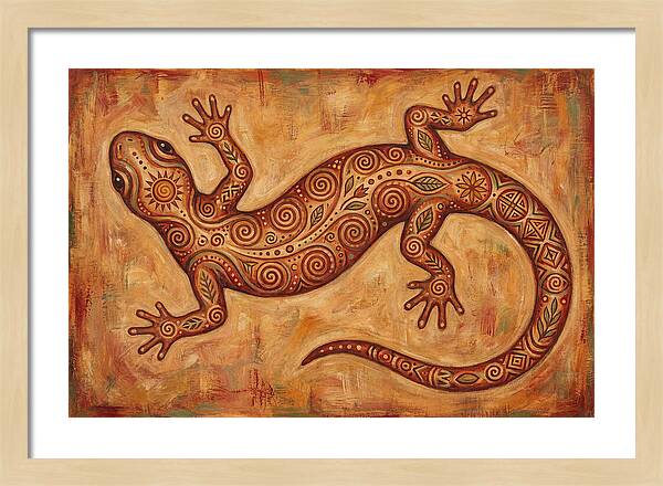 Folk Art Salamander