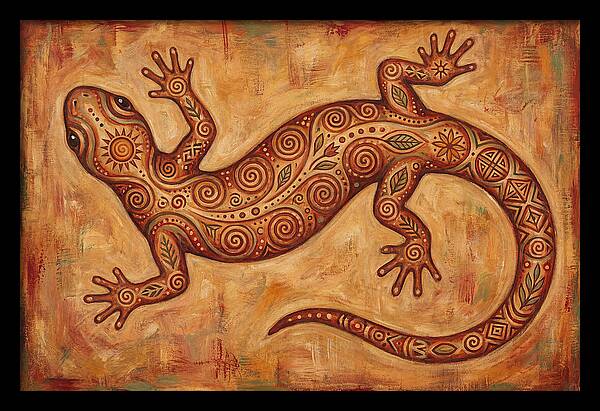 Folk Art Salamander