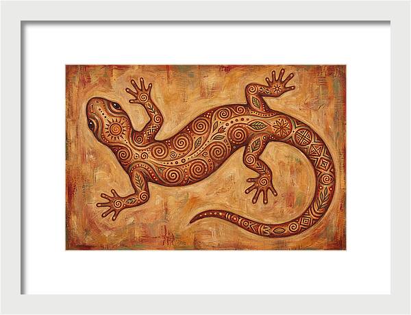 Folk Art Salamander