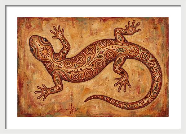 Folk Art Salamander