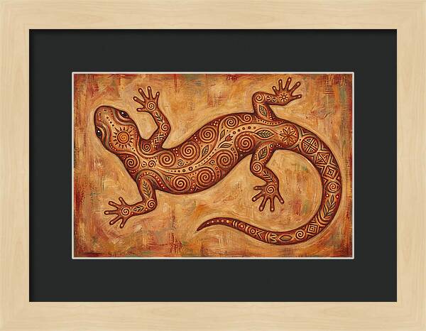 Folk Art Salamander