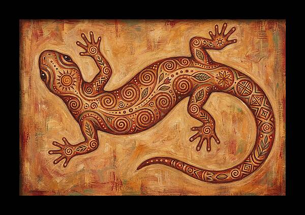Folk Art Salamander
