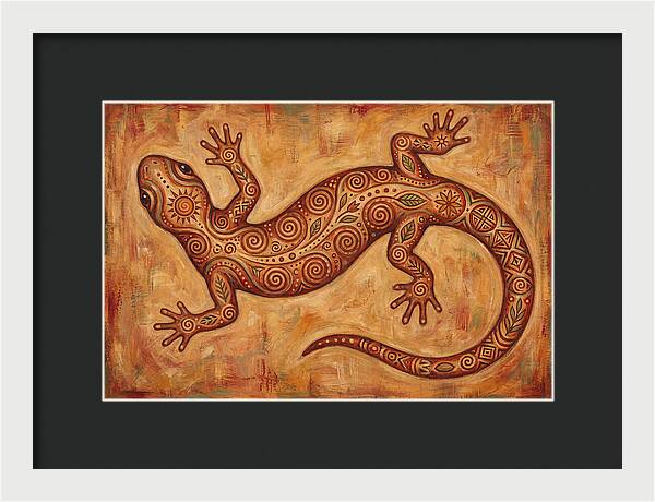 Folk Art Salamander