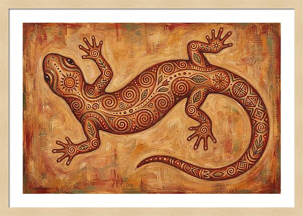 Folk Art Salamander
