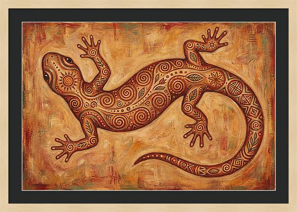 Folk Art Salamander
