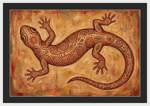 Folk Art Salamander