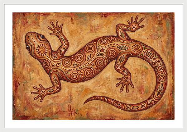 Folk Art Salamander