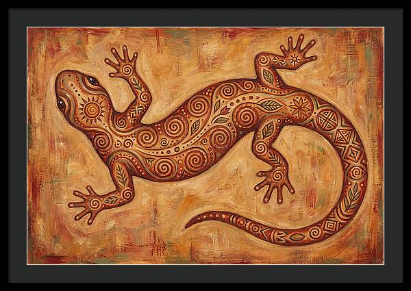Folk Art Salamander