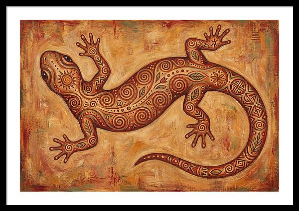 Folk Art Salamander