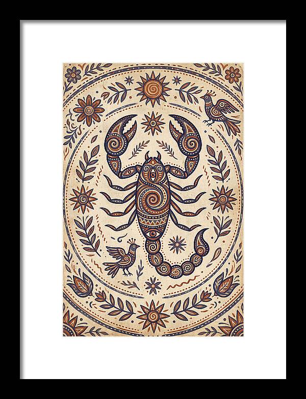 Folk Art Scorpion