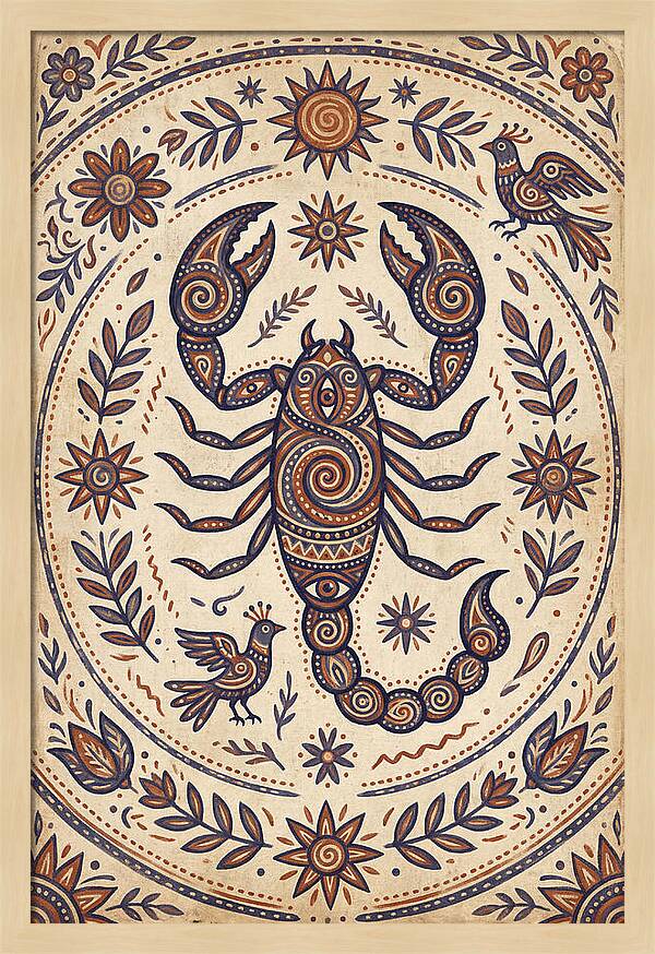 Folk Art Scorpion