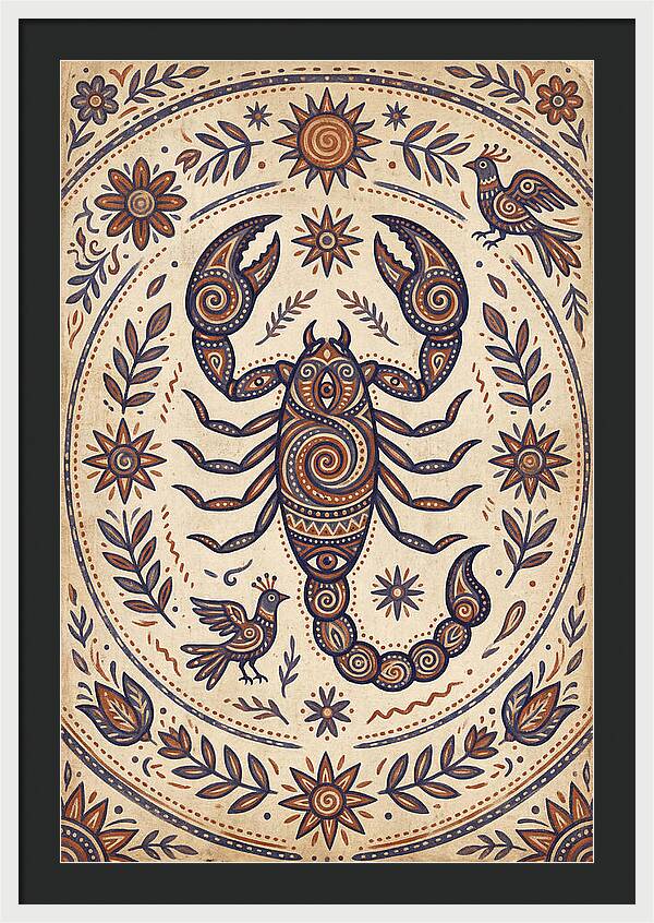 Folk Art Scorpion