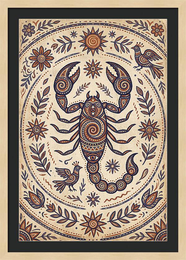 Folk Art Scorpion