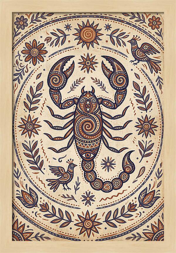 Folk Art Scorpion