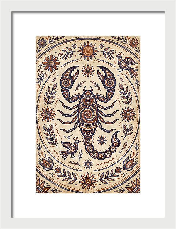 Folk Art Scorpion
