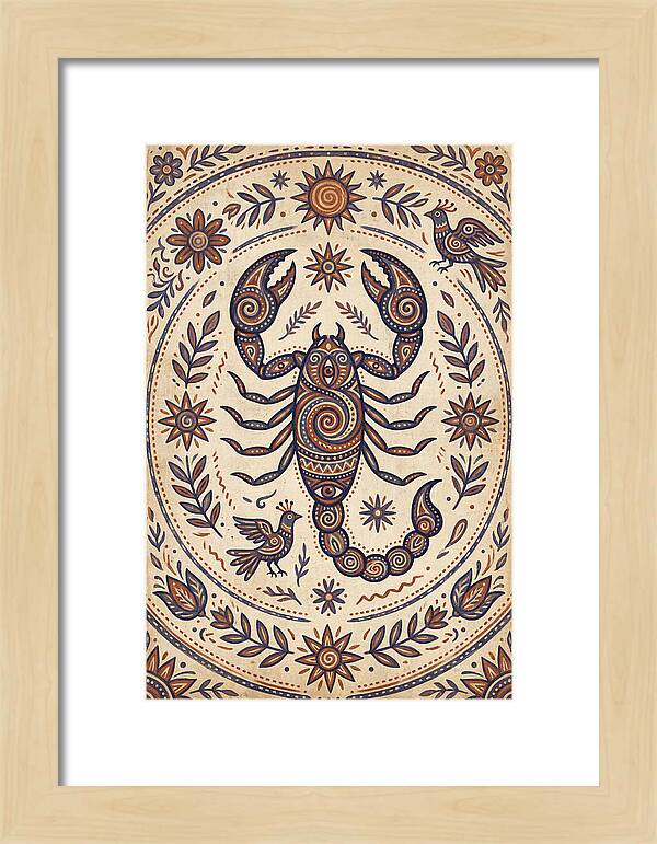 Folk Art Scorpion