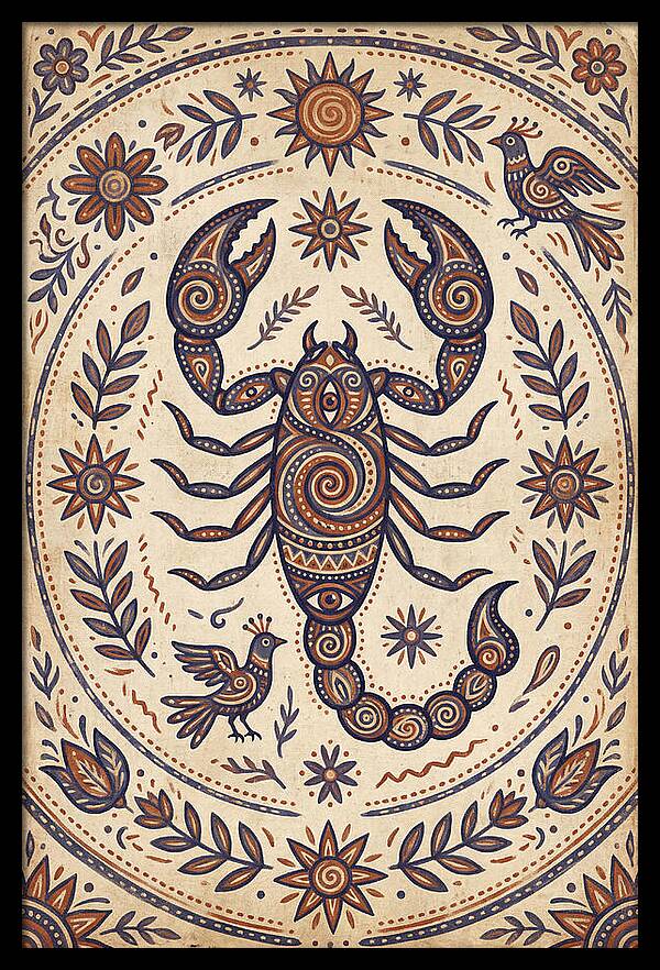 Folk Art Scorpion