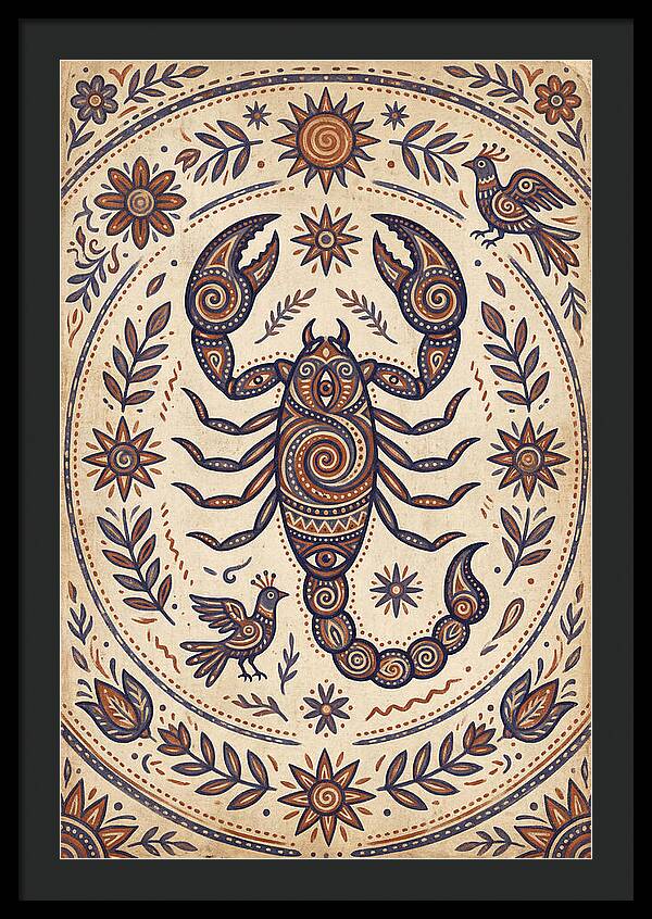Folk Art Scorpion
