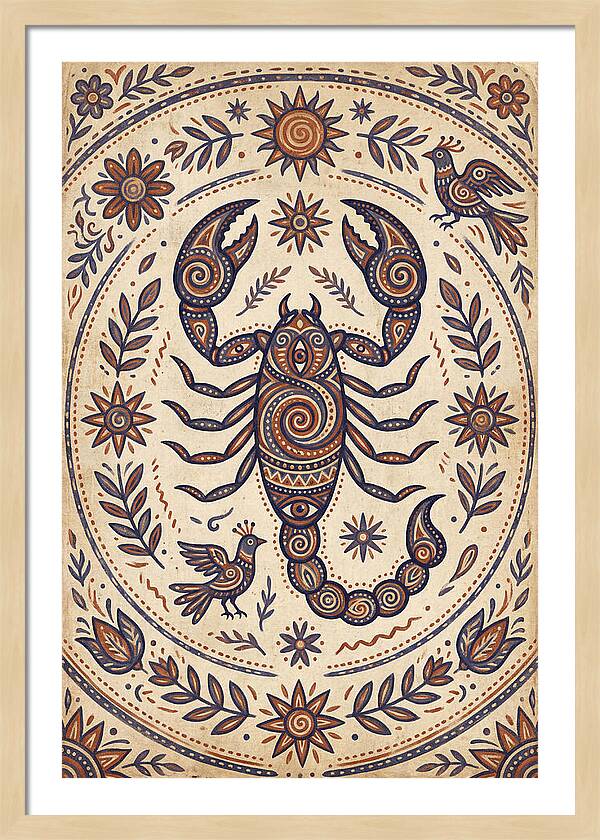Folk Art Scorpion