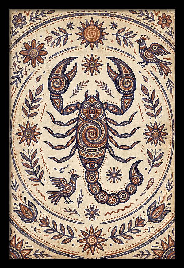 Folk Art Scorpion