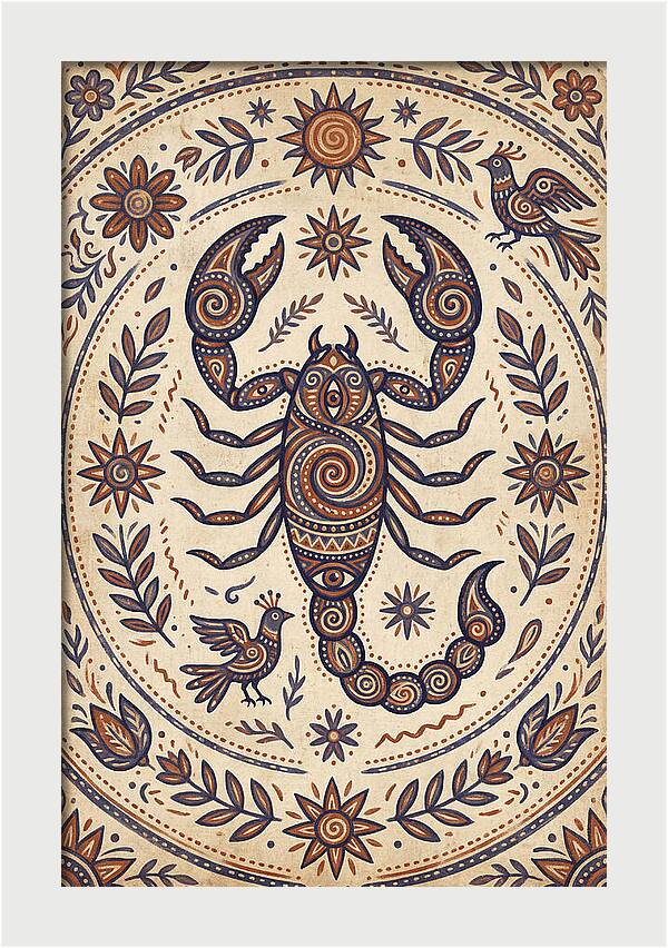 Folk Art Scorpion
