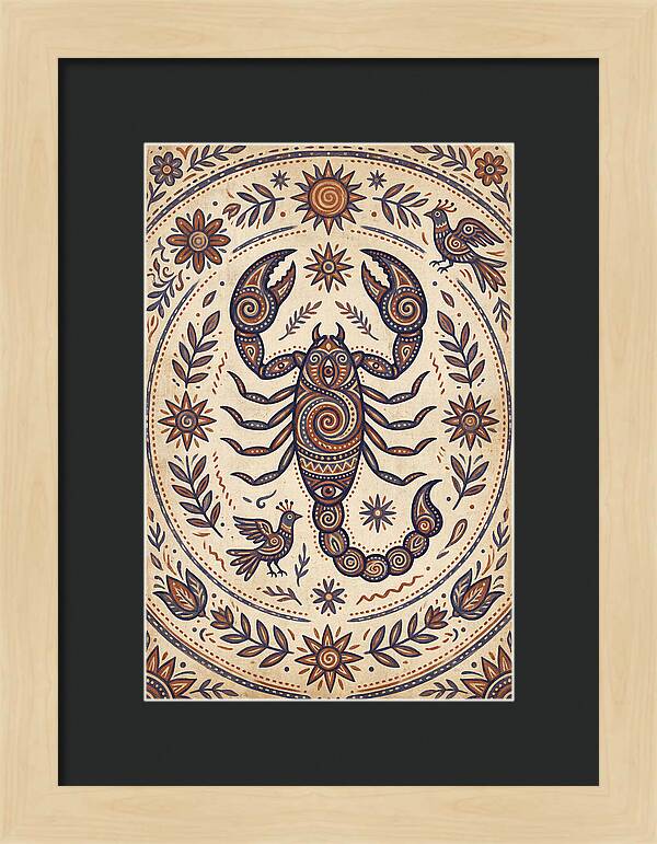 Folk Art Scorpion