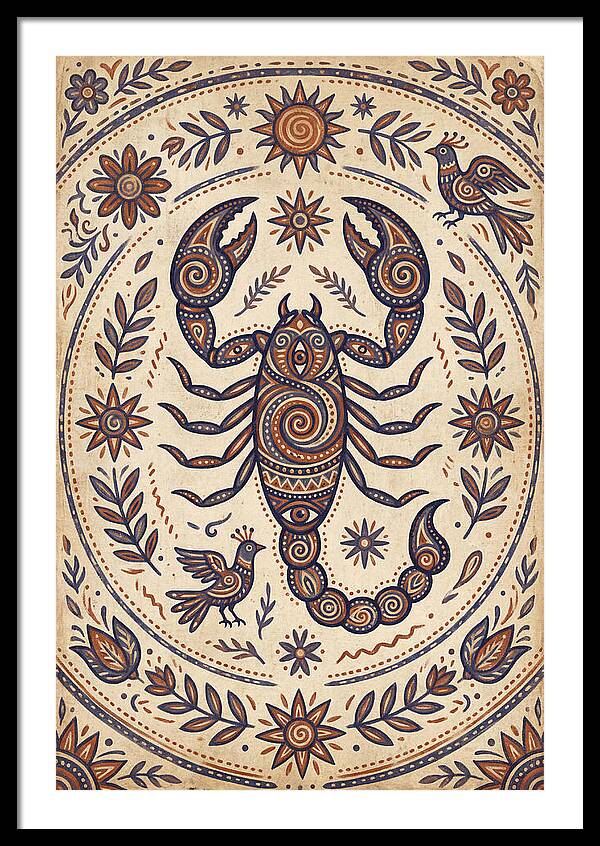 Folk Art Scorpion