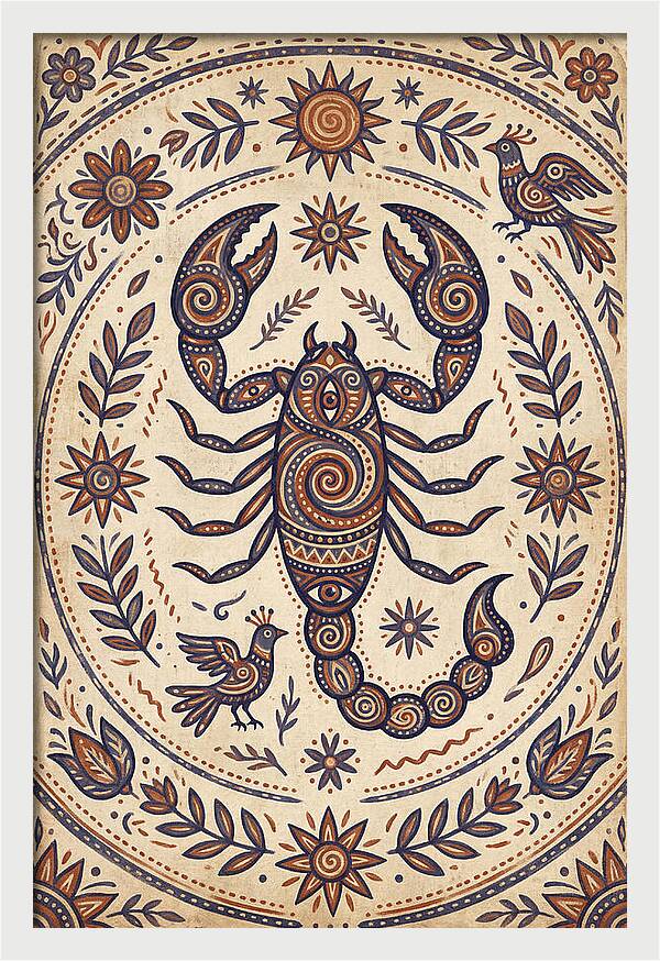 Folk Art Scorpion