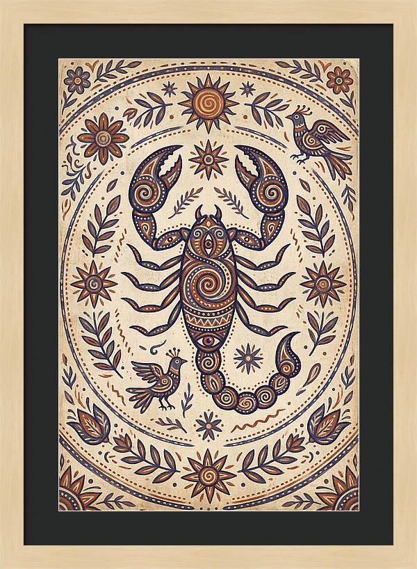 Folk Art Scorpion