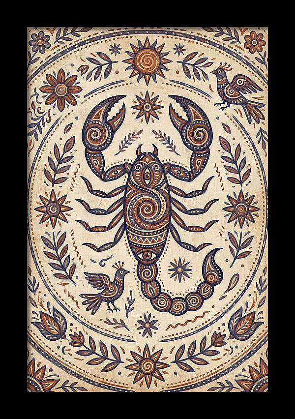 Folk Art Scorpion