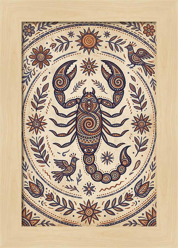 Folk Art Scorpion