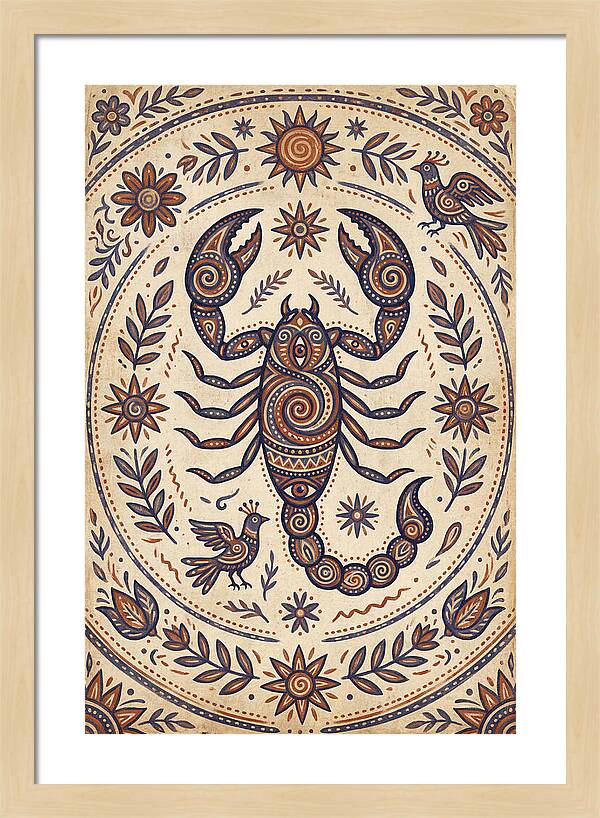 Folk Art Scorpion