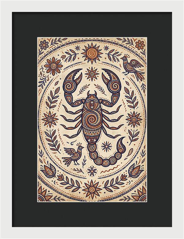 Folk Art Scorpion