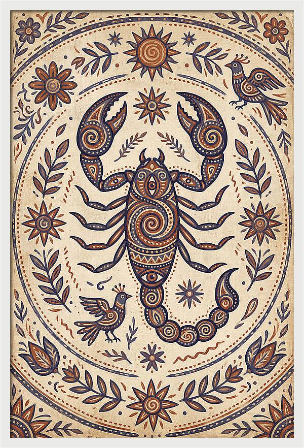 Folk Art Scorpion