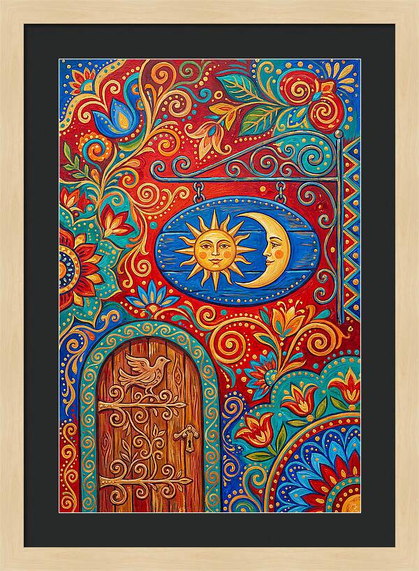 Folk Art Shop Sign