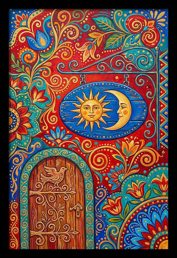 Folk Art Shop Sign