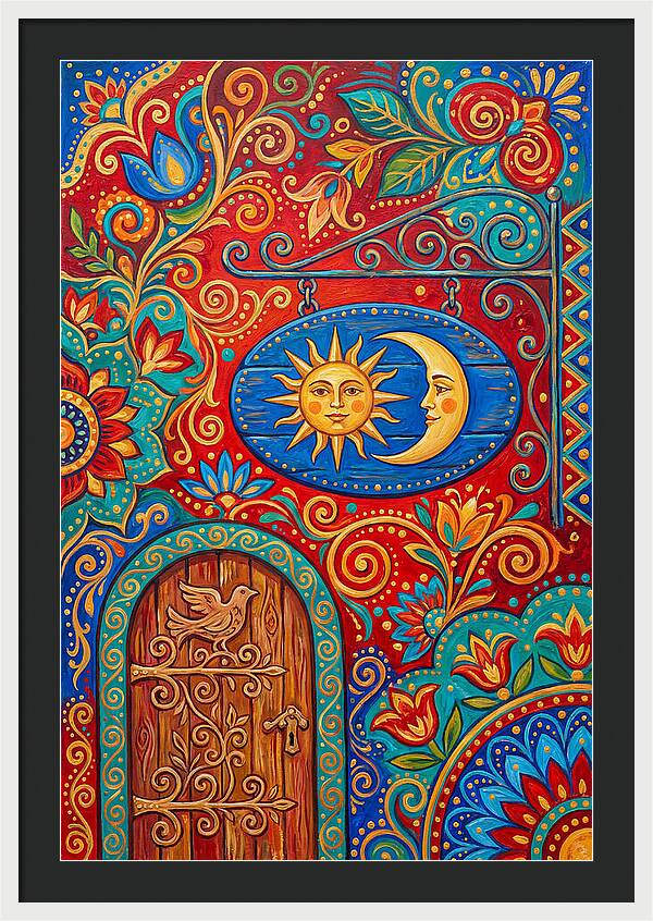 Folk Art Shop Sign