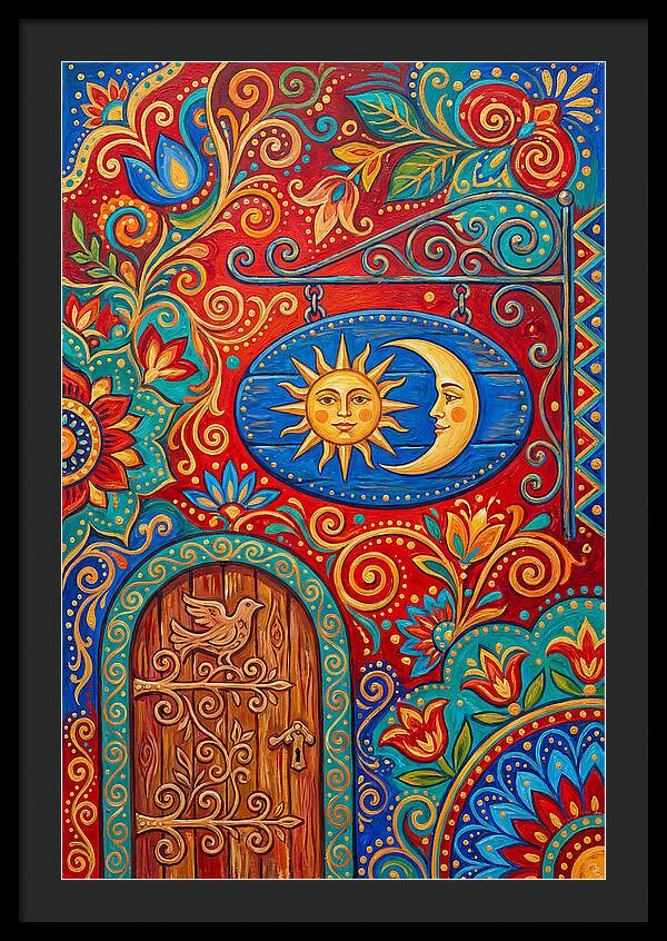 Folk Art Shop Sign