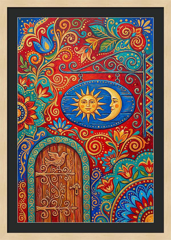 Folk Art Shop Sign