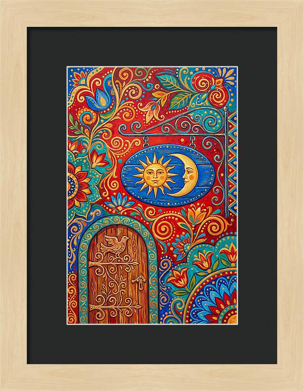 Folk Art Shop Sign