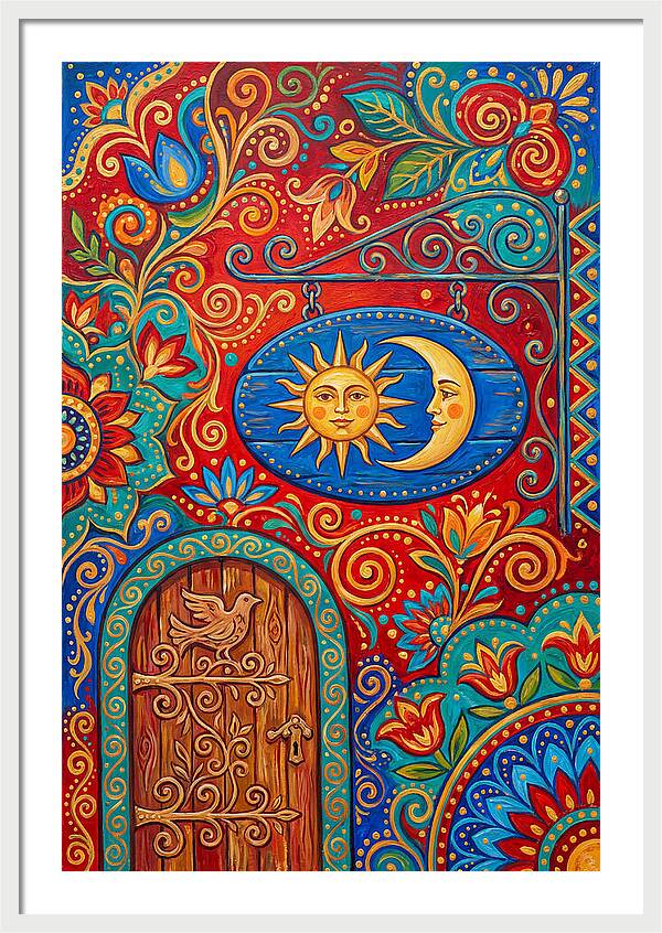 Folk Art Shop Sign