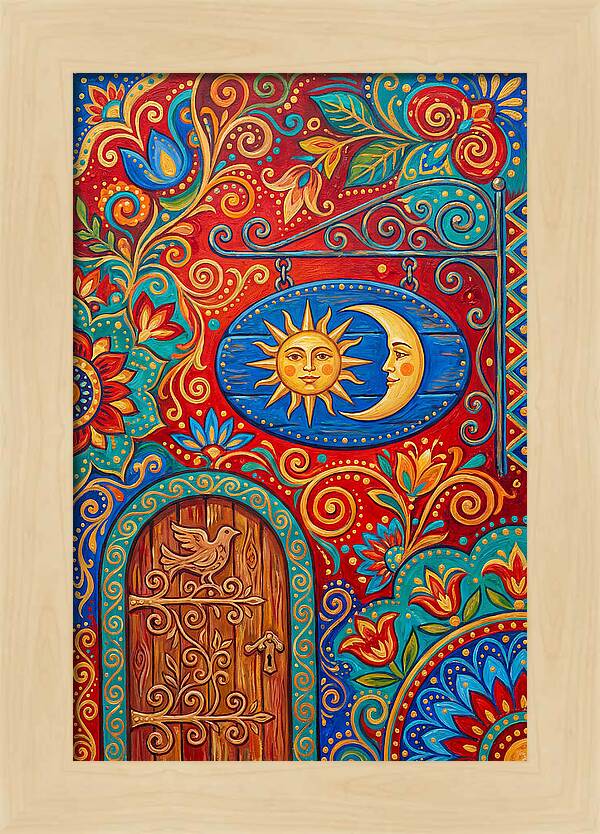 Folk Art Shop Sign