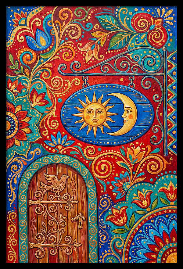 Folk Art Shop Sign