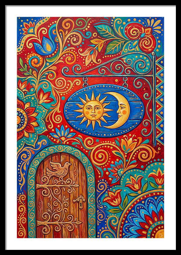 Folk Art Shop Sign