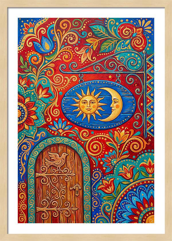 Folk Art Shop Sign