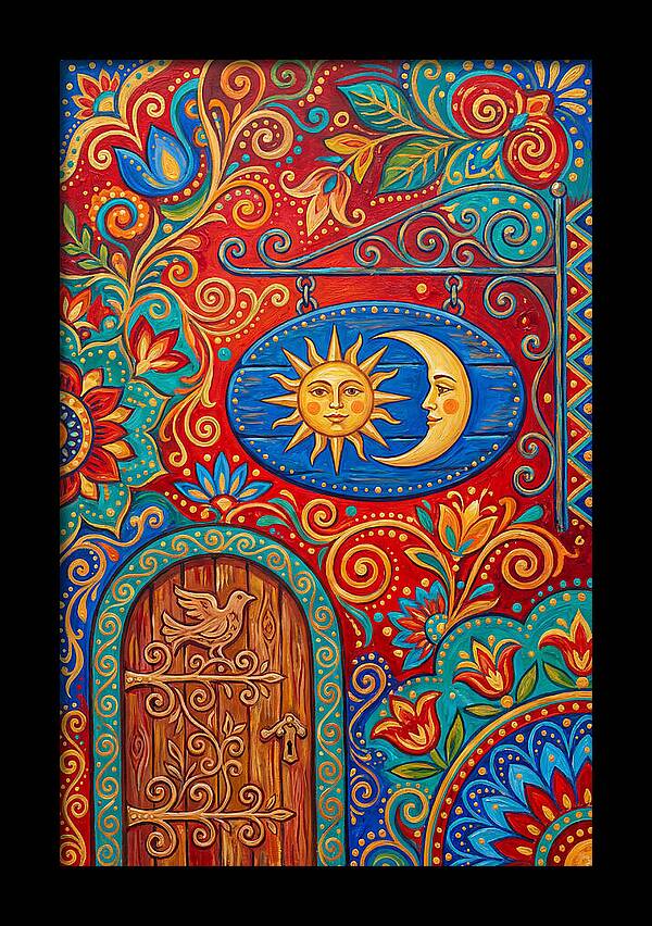 Folk Art Shop Sign