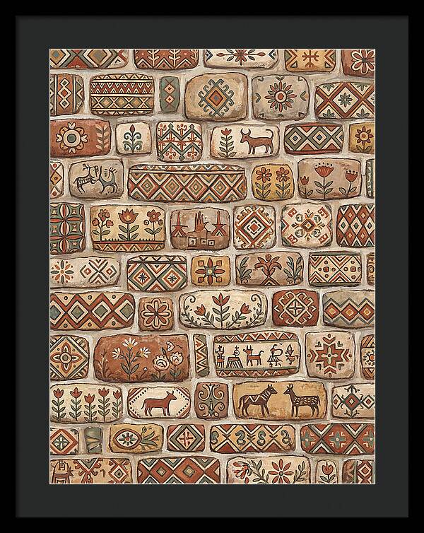 Folk Art Stone Wall