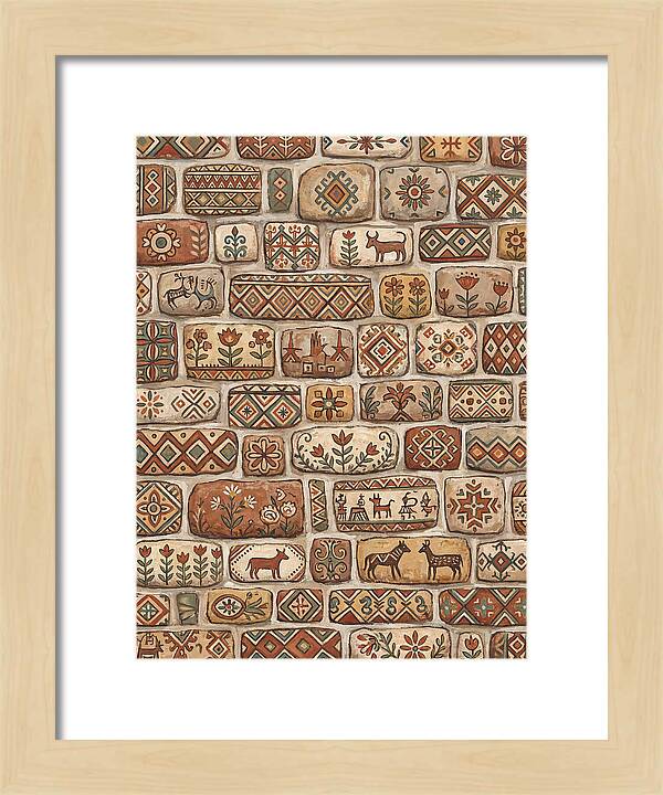 Folk Art Stone Wall
