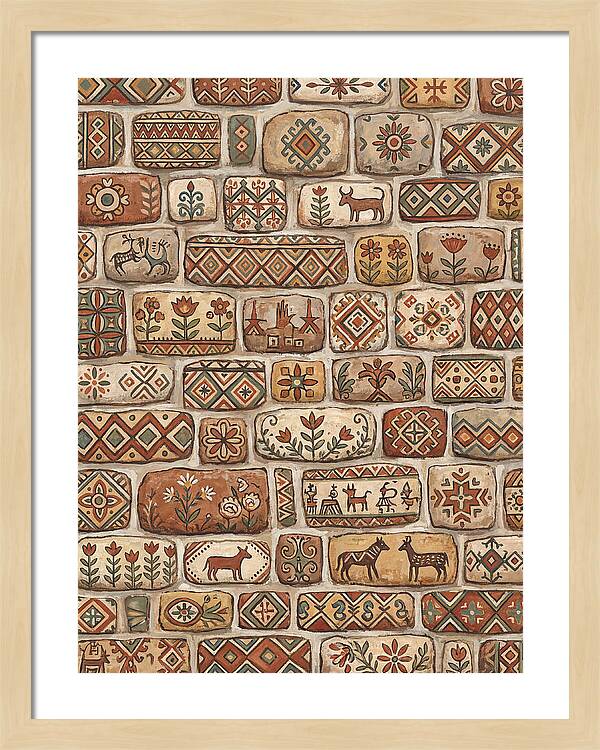 Folk Art Stone Wall